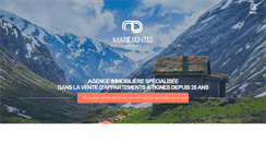 Desktop Screenshot of mariedentes-immobilier.com